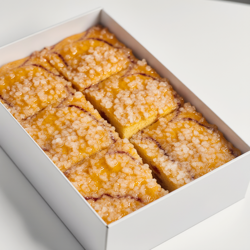Box of Fresh Lemon Tarts from The Happy Family Bakery