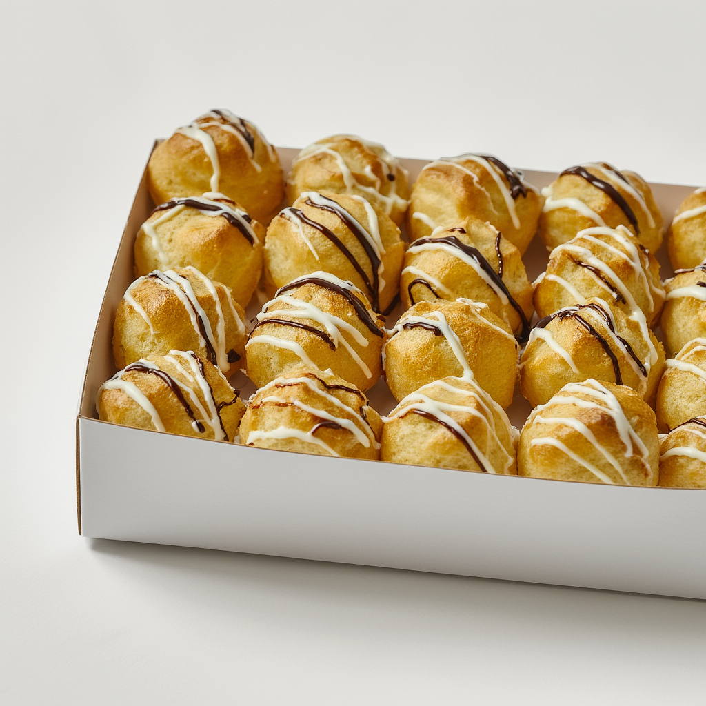 Fresh Profiteroles with Oreo filling from Happy Family Bakery