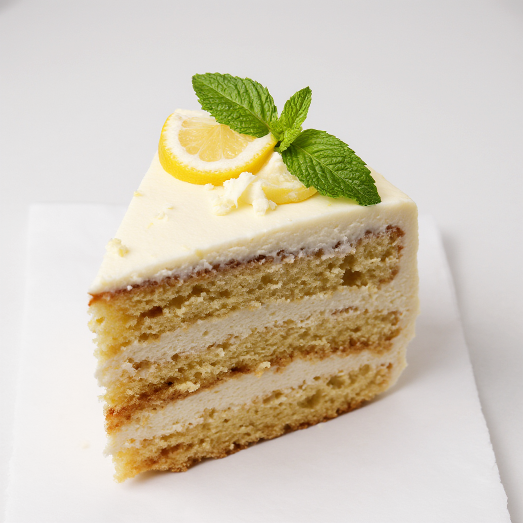 Handmade Lemon Birthday Cake from The Happy Family Bakery