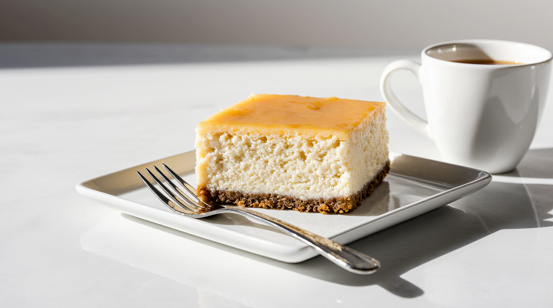 Vanilla cheesecake from the Happy Family Bakery