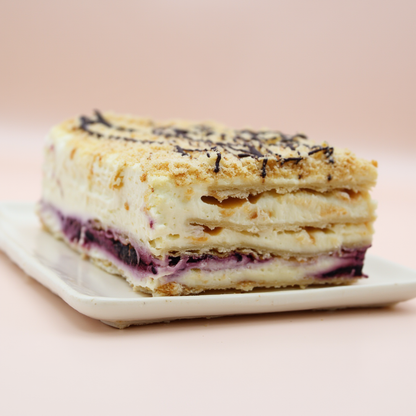 Napoleon cake. Handmade cake from The Happy Family Bakery