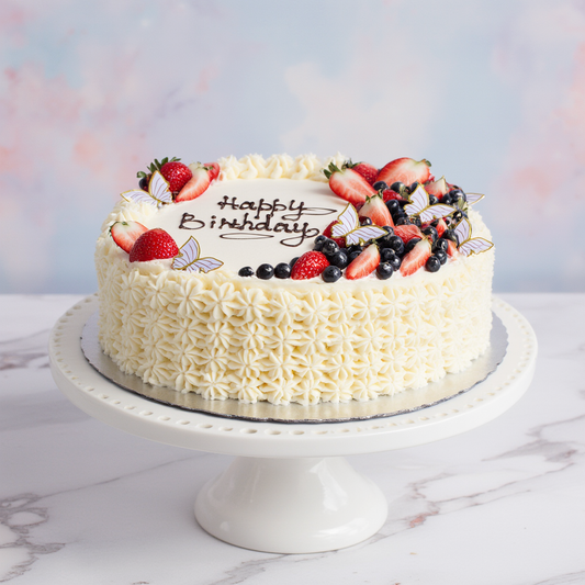 Handmade birthday cake