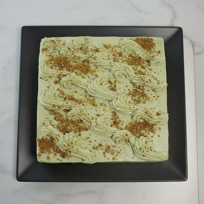 Pistachio cake from the Happy Family Bakery 